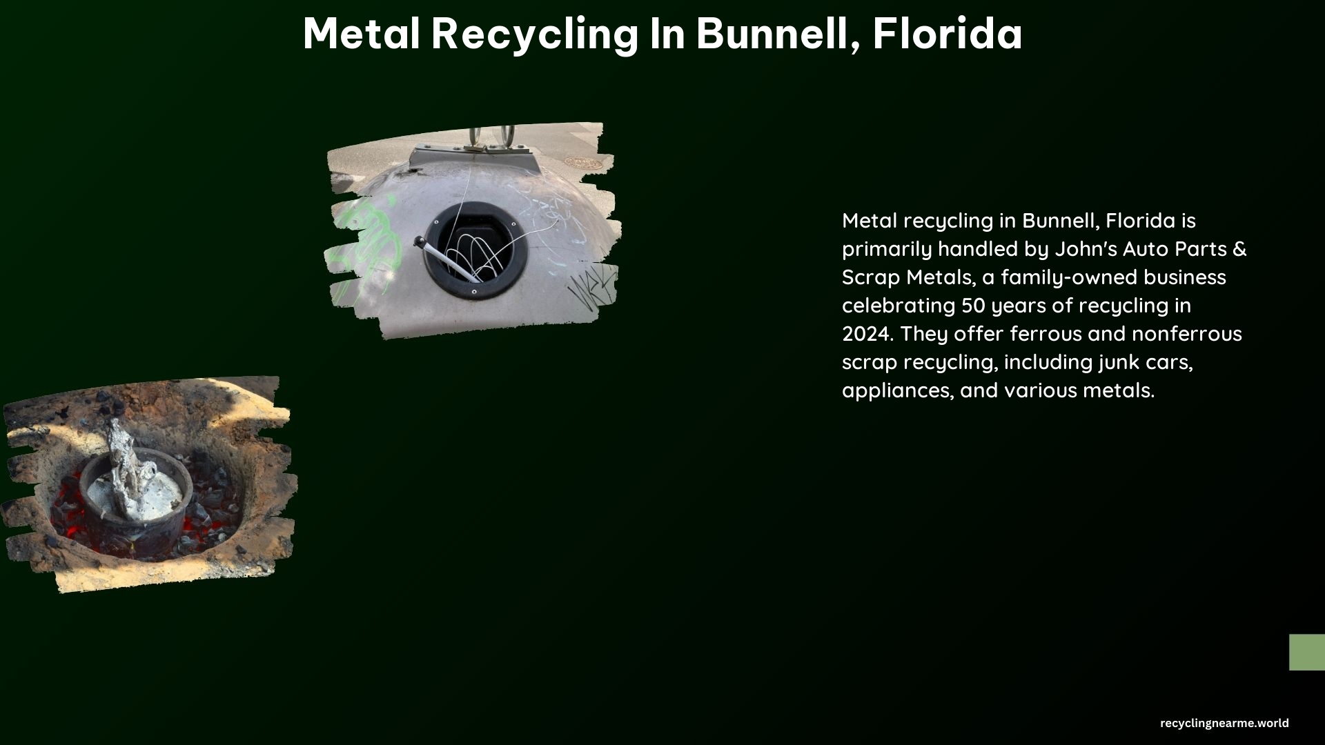 Metal Recycling in Bunnell Florida