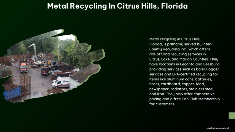 Metal Recycling in Citrus Hills Florida