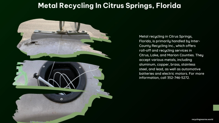 Metal Recycling in Citrus Springs Florida