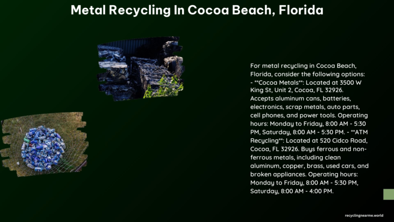 Metal Recycling in Cocoa Beach Florida