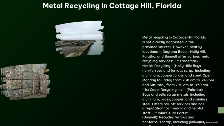Metal Recycling in Cottage Hill Florida