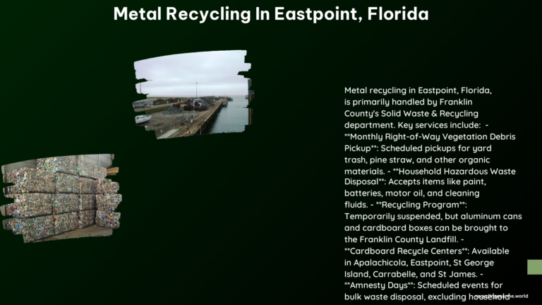 Metal Recycling in Eastpoint Florida