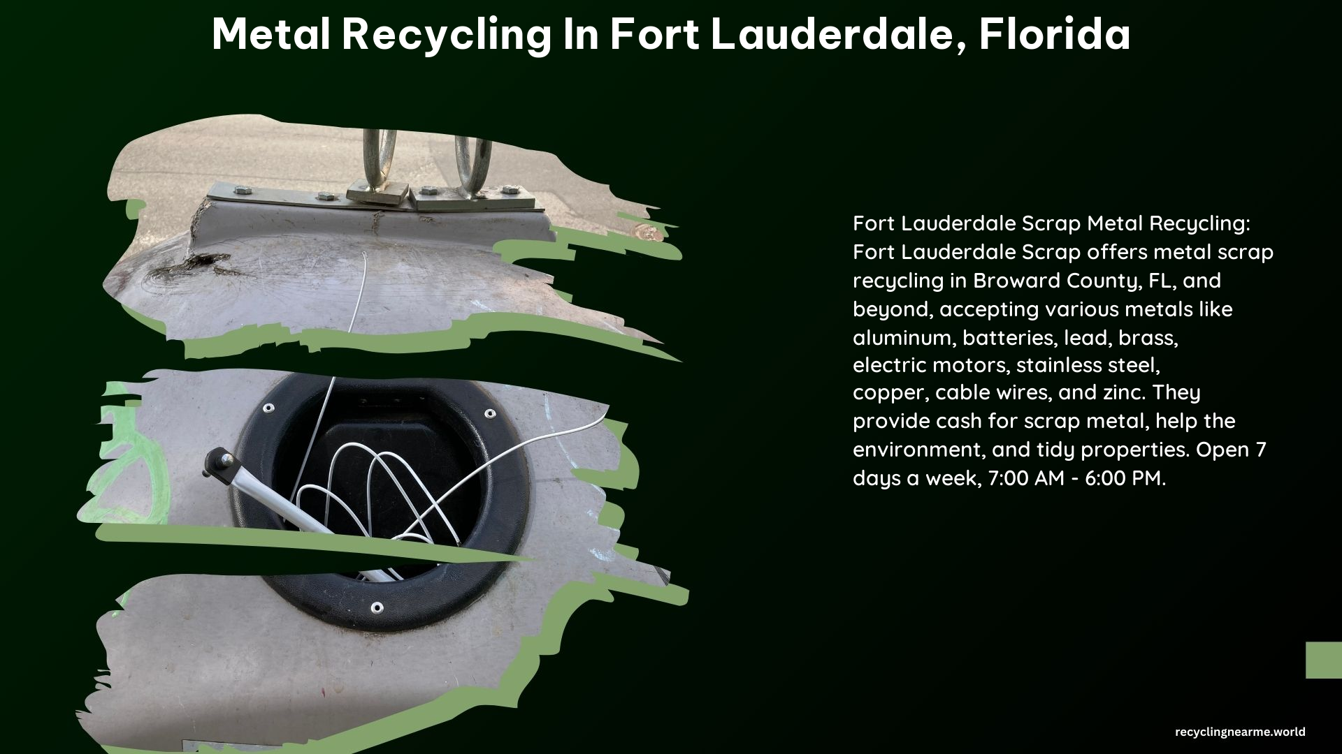 Metal Recycling in Fort Lauderdale Florida