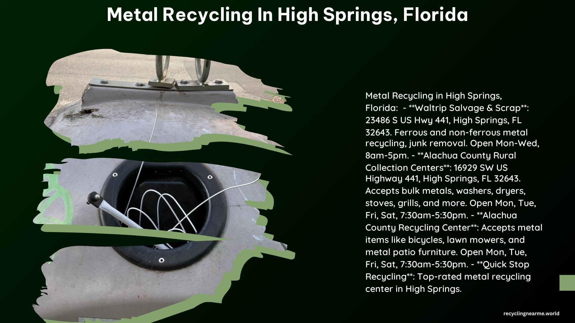 Metal Recycling in High Springs Florida