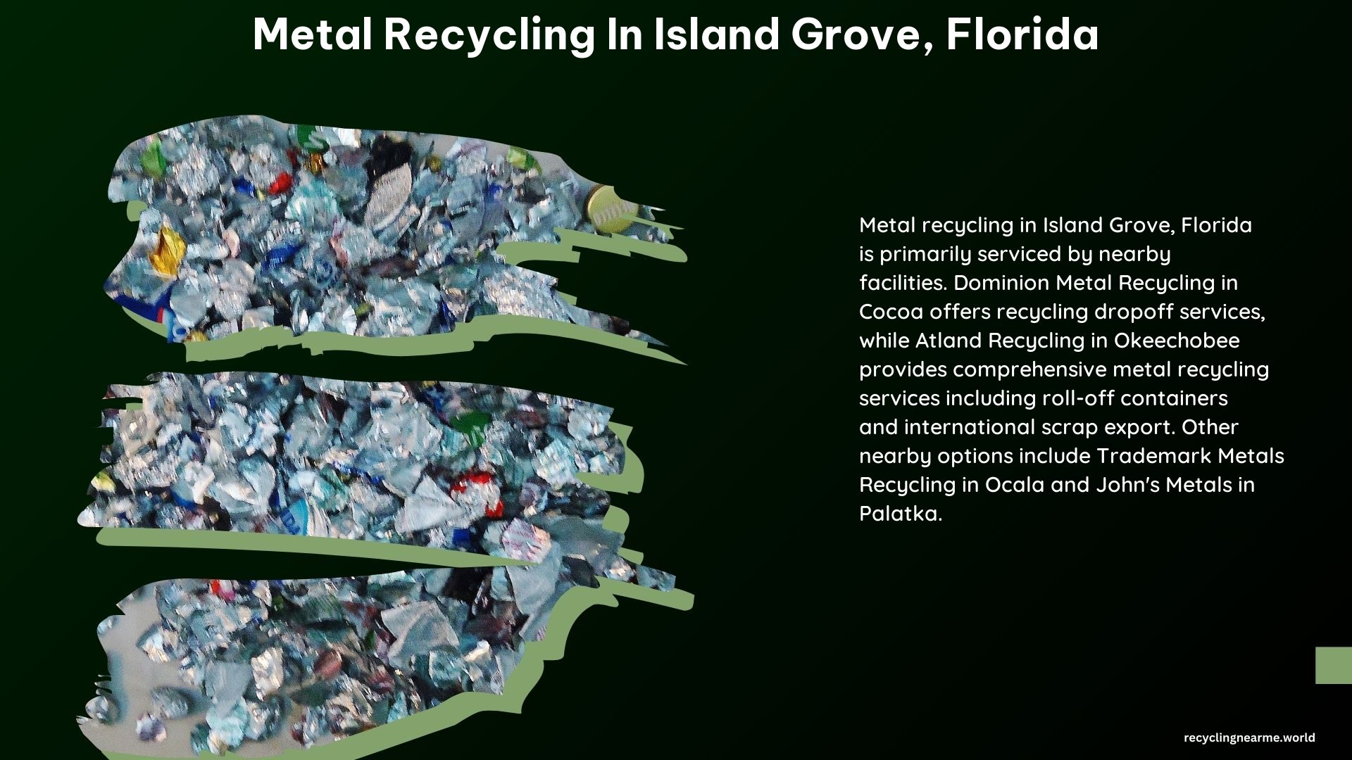 Metal Recycling in Island Grove Florida