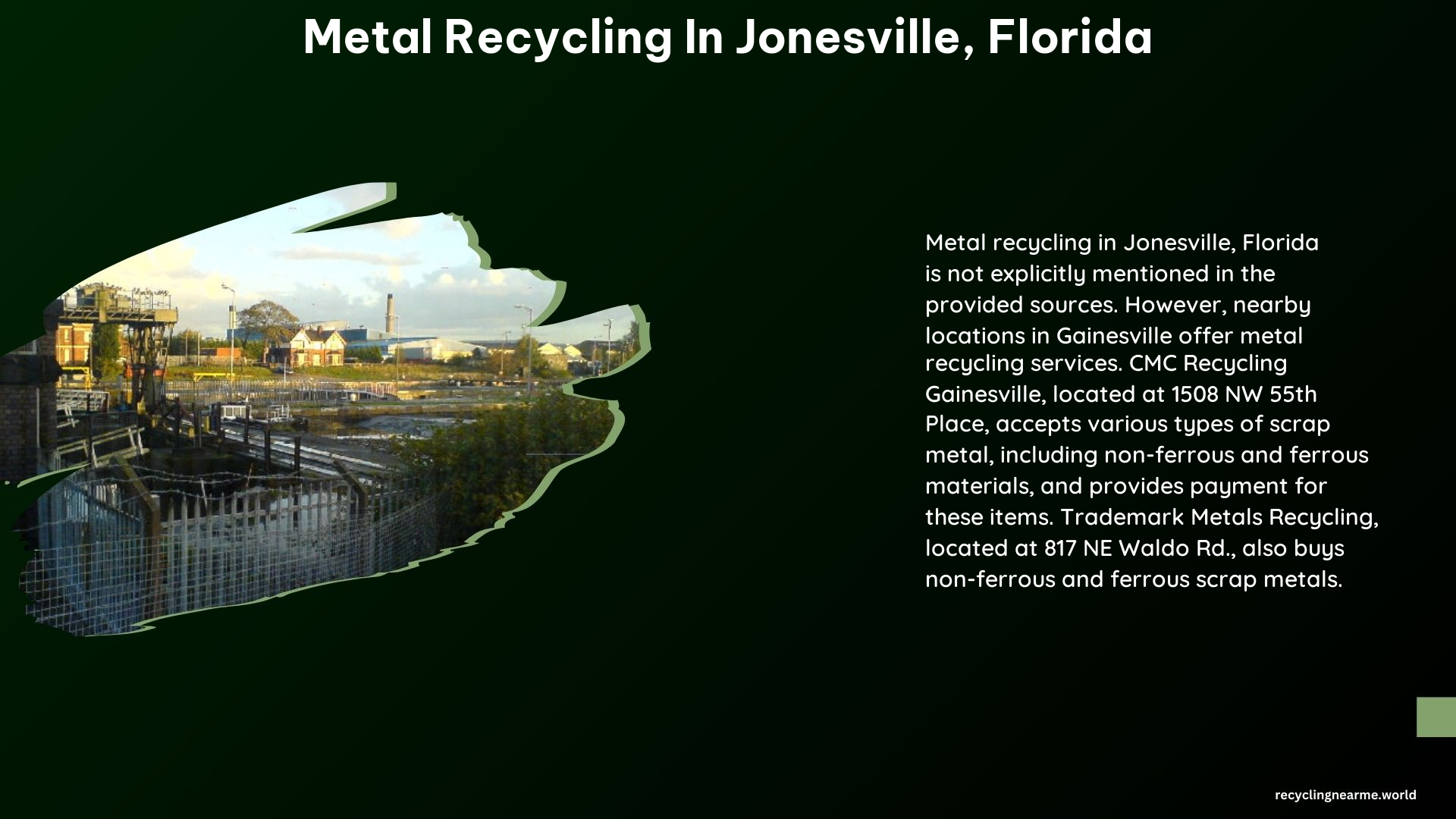 Metal Recycling in Jonesville Florida