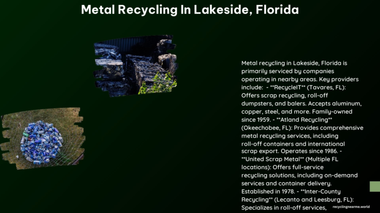 Metal Recycling in Lakeside Florida