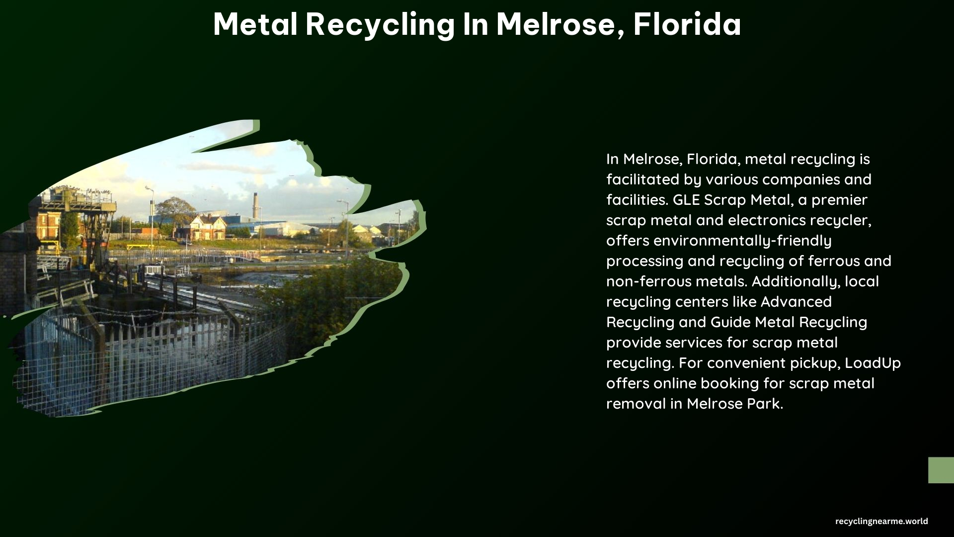 Metal Recycling in Melrose Florida