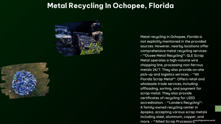 Metal Recycling in Ochopee Florida