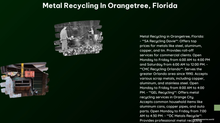 Metal Recycling in Orangetree Florida