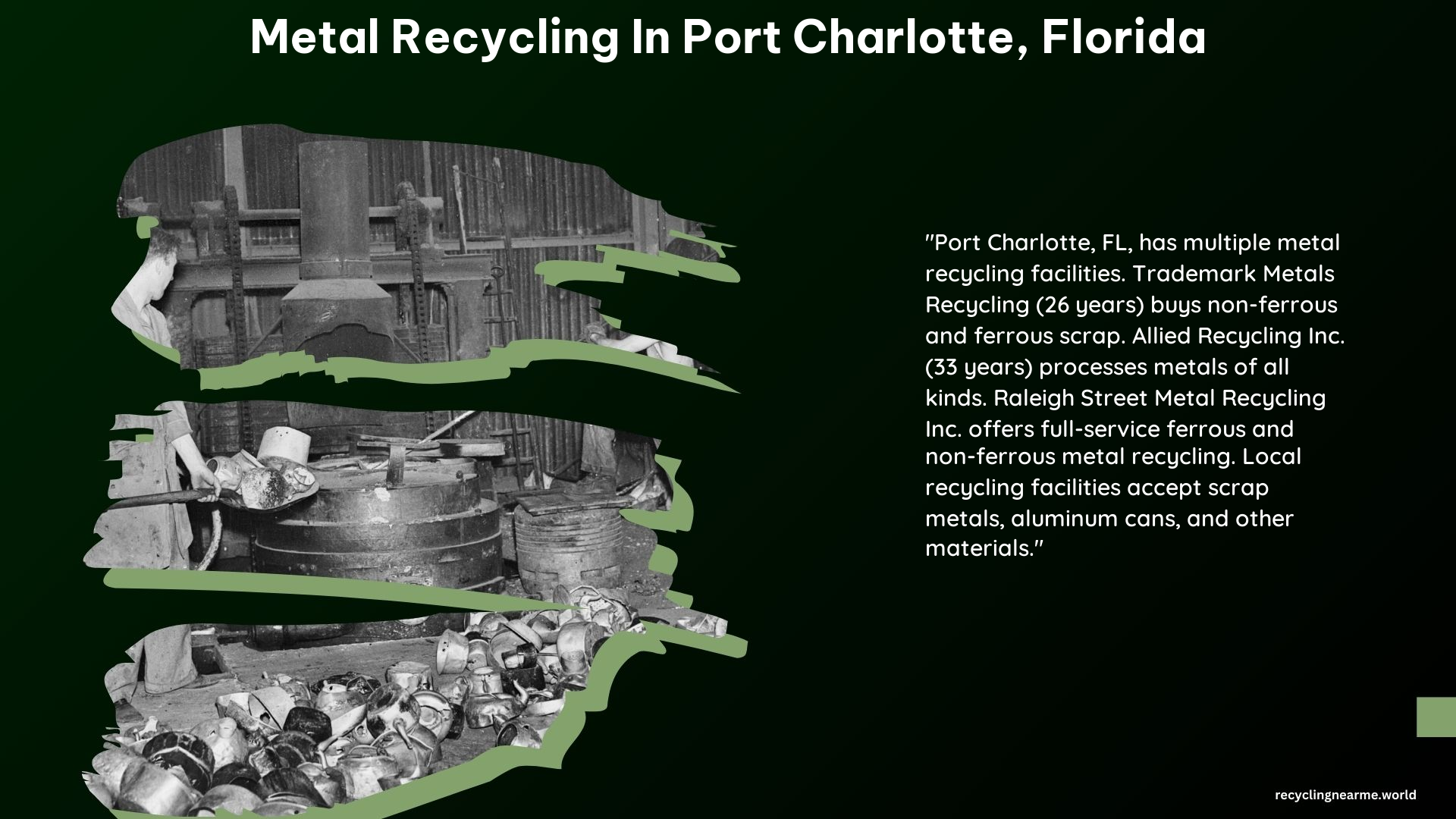 Metal Recycling in Port Charlotte Florida