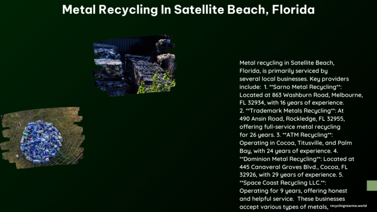 Metal Recycling in Satellite Beach Florida