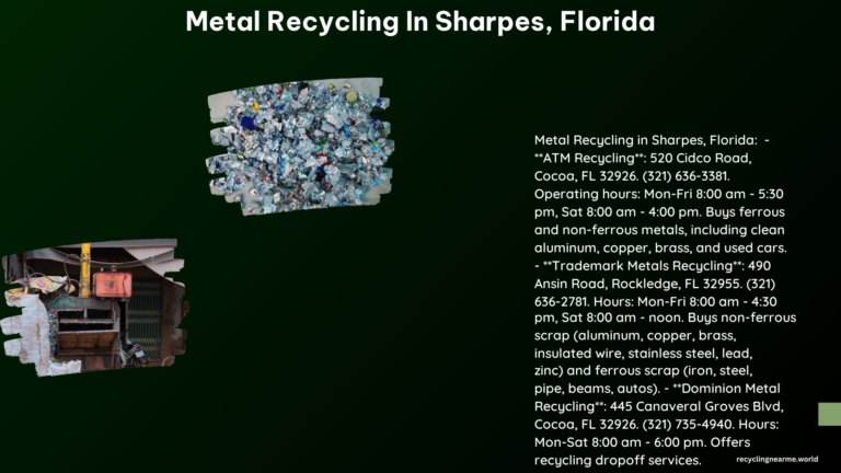 Metal Recycling in Sharpes Florida