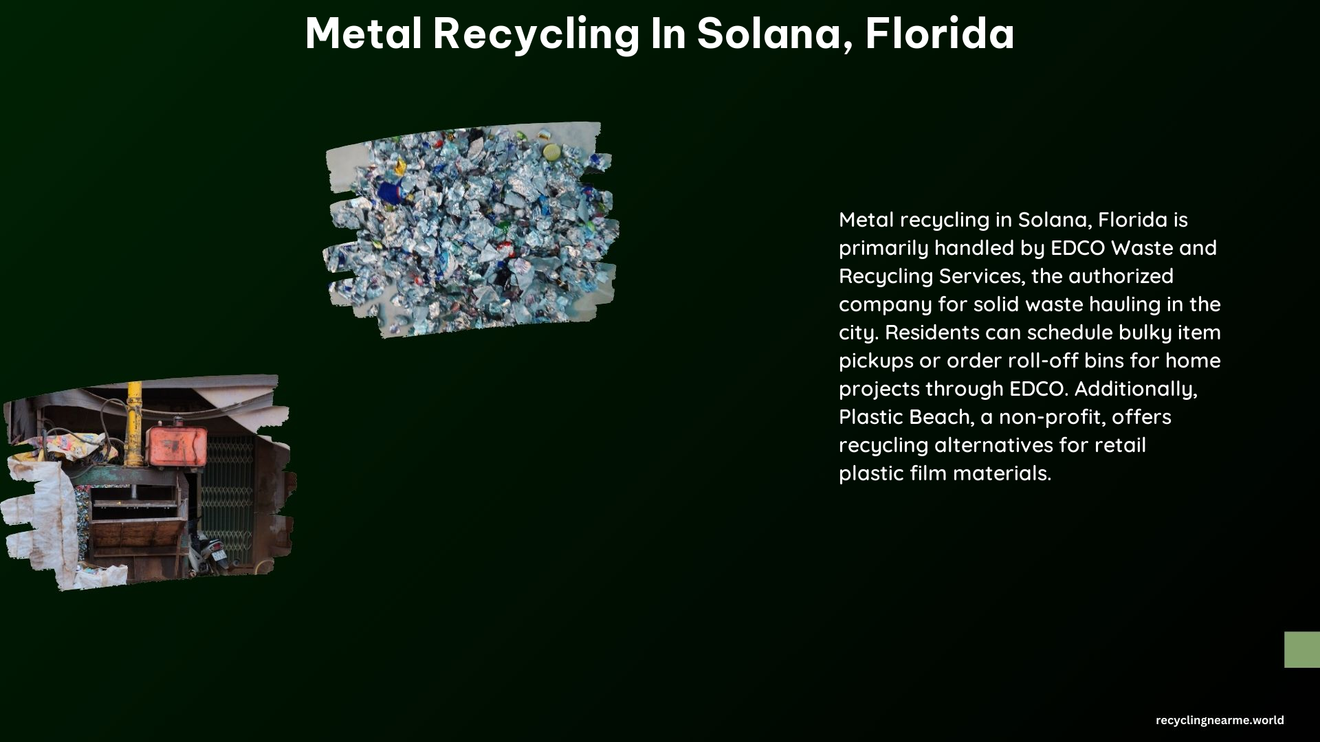 Metal Recycling in Solana Florida