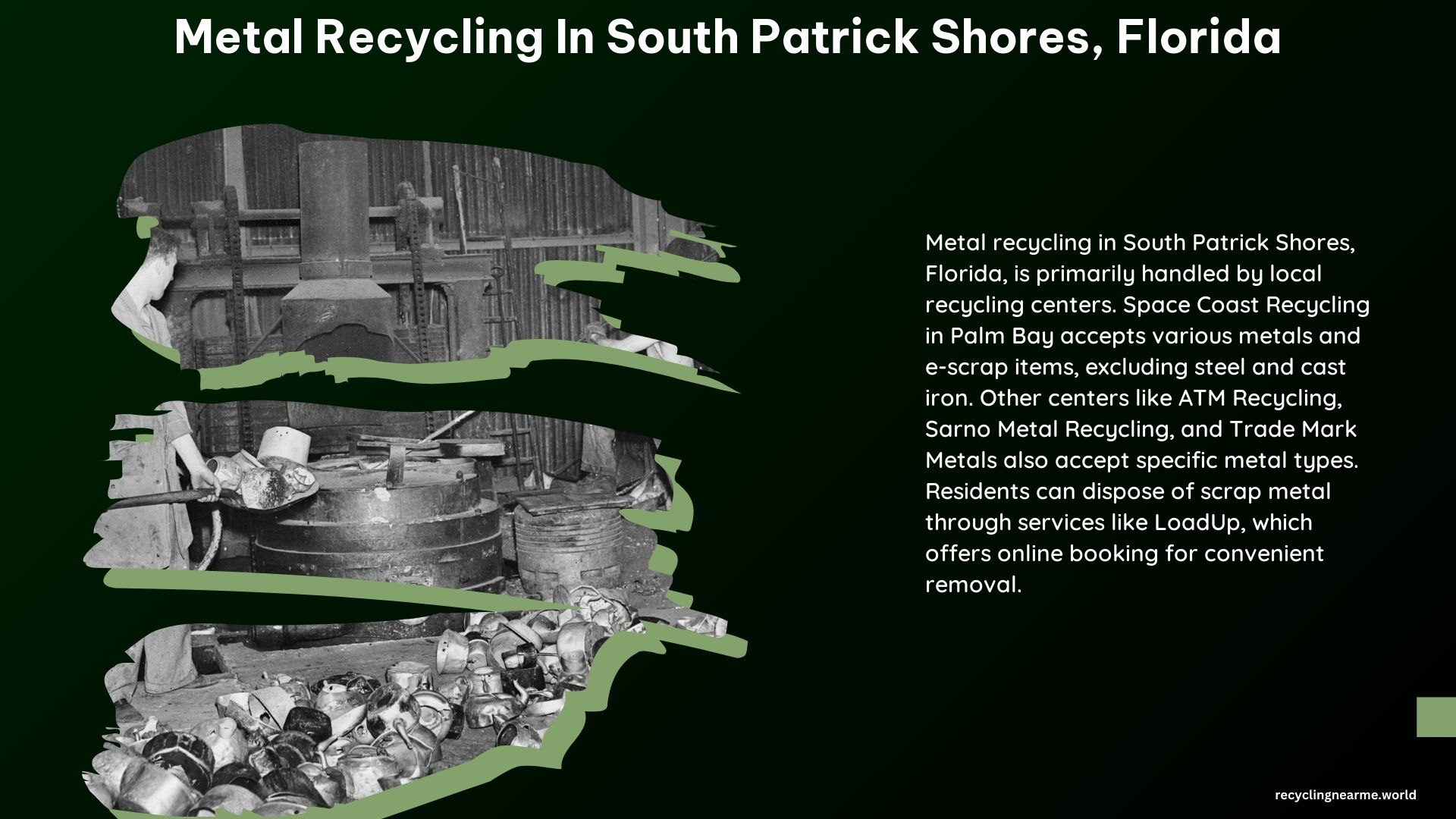Metal Recycling in South Patrick Shores Florida