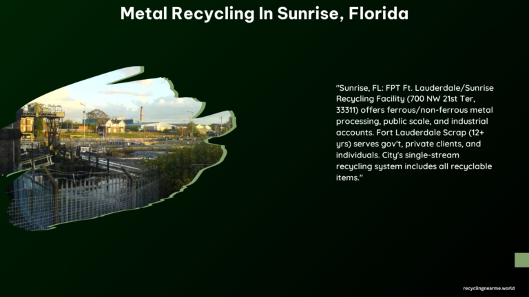 Metal Recycling in Sunrise Florida