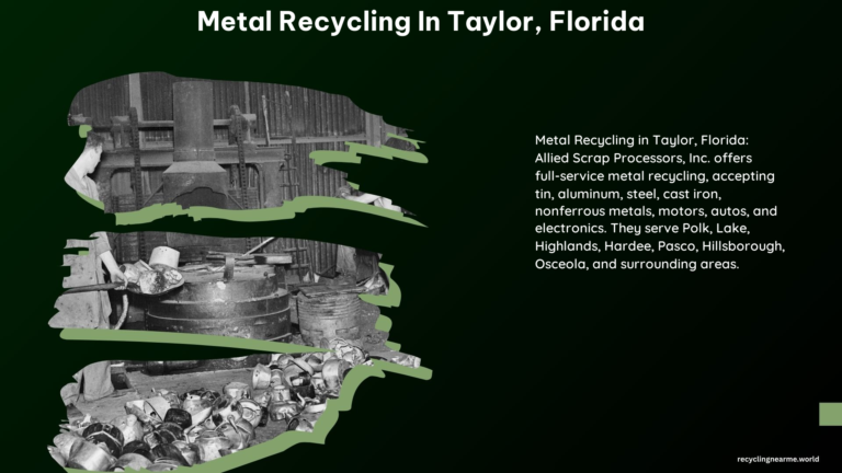 Metal Recycling in Taylor Florida